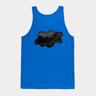 Cloud shape in black and grey Tank Top